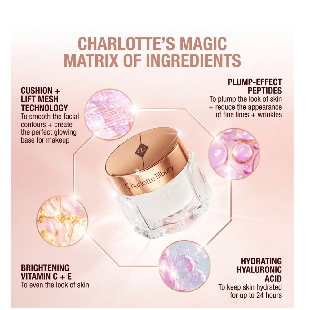 Charlotte Tilbury Magic Cream & mini Pillow Talk lip - Picture 6 of 9